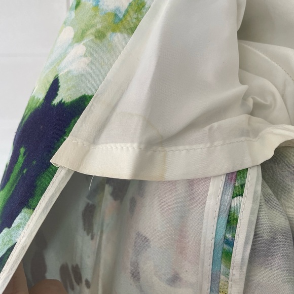 Worth Women’s Painting Themed Cotton Stretch Blazer Size 6 - Picture 4 of 6